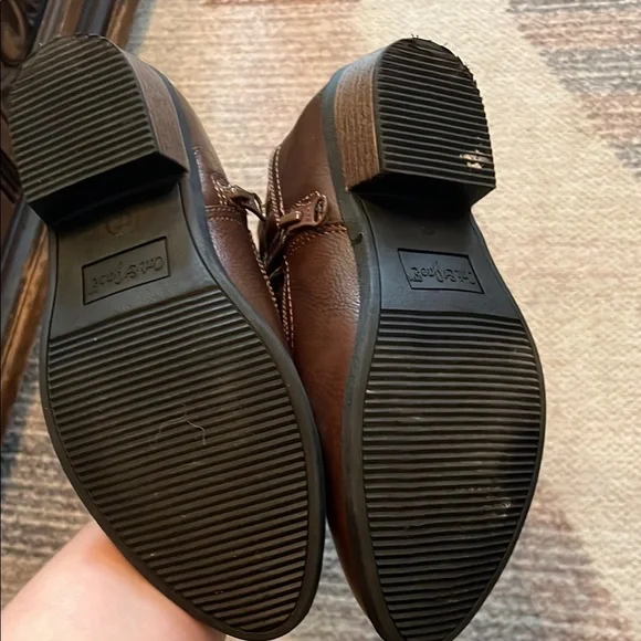 Cat & Jack Brown Western Cowboy Boots - Picture 2 of 2